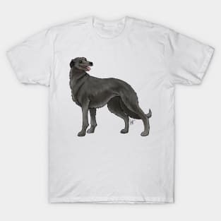 Dog - Scottish Deerhound - Black T-Shirt